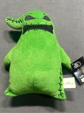 Lush Neon Green Oogie Boogie Plush with Black Embroidered Face